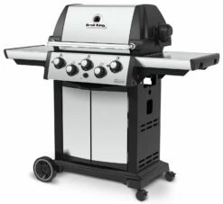 Broil King Signet 390 Gasgrill Inkl. Drehspieß + Grillfürst Fettschiene - Modell 2023 -Grillfuerst Speichern 21503 Broil King Signet 390 946882 SIDE03