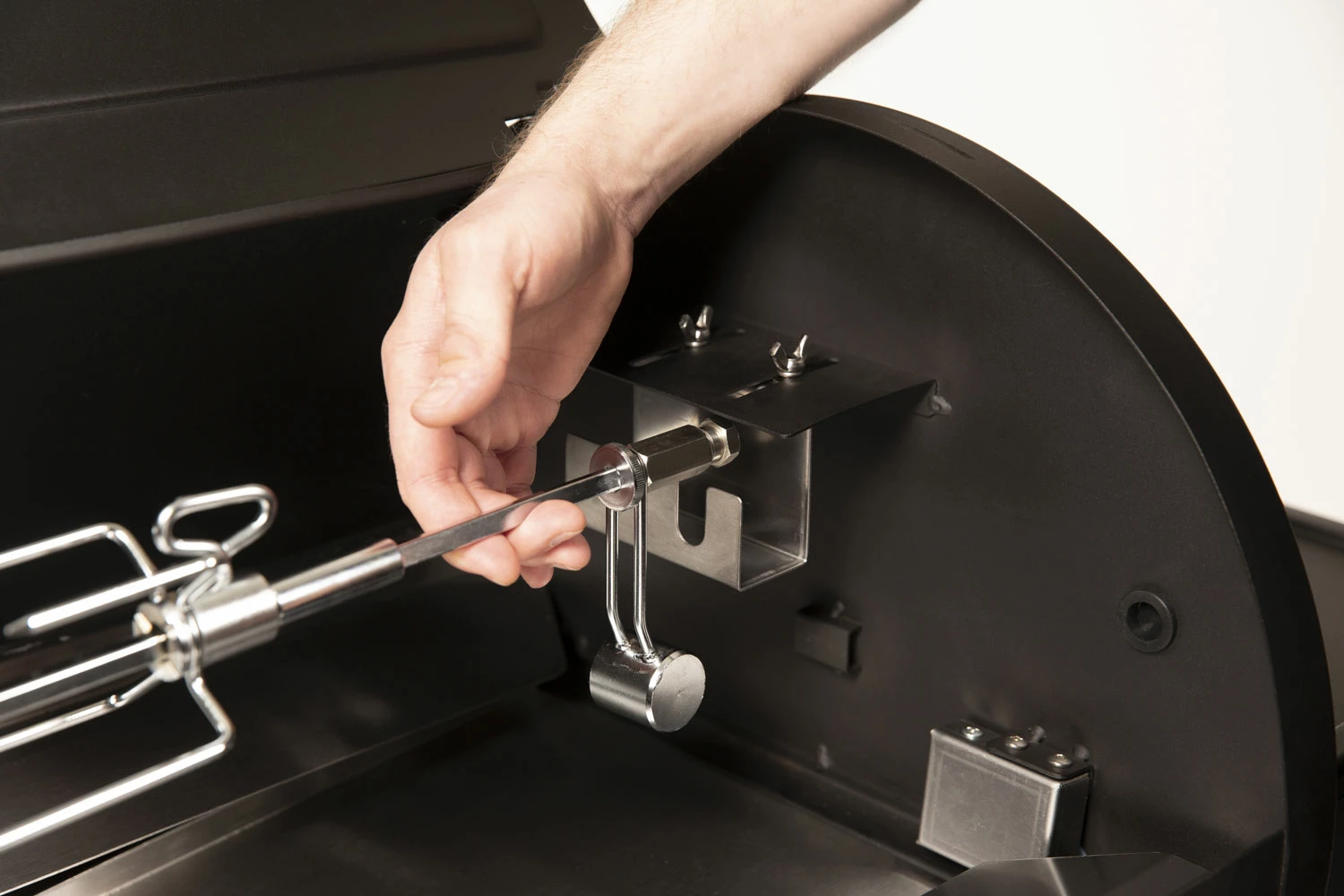 Broil King Pellet Smoker Drehspieß-Set Mit Elektromotor 4 Broil King Pellet Smoker Drehspieß-Set Mit Elektromotor – Bild 2