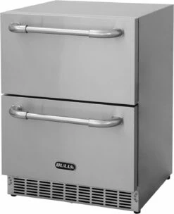 BULL Premium Outdoor Schubladen-Kühlschrank Mit LED Kontrollpanel, IPX4 Spritzwassergeschützt -Grillfuerst Speichern 22280 BULL Einbau Schubladen Kuehlschrank
