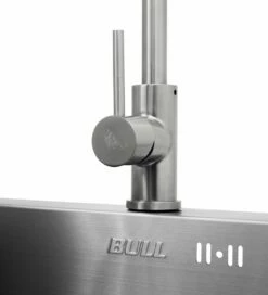 BULL Spülbecken Größe M (43x36x20cm) Inkl. Wasserhahn Für Warm/kalt -Grillfuerst Speichern 22281 Bull Spuele Wasserhahn