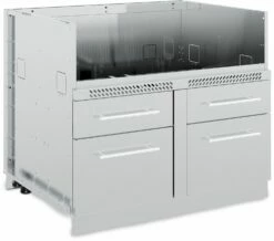 Broil King Outdoor Küche Komplettset Mit Imperial S570 PRO Built In Gasgrill Mit Drehspieß, Gasflaschenschrank Und 3er Schubladenschrank -Grillfuerst Speichern 806600 Broil King Outdoor Kueche Grillschrank 5 Brenner geschlossen