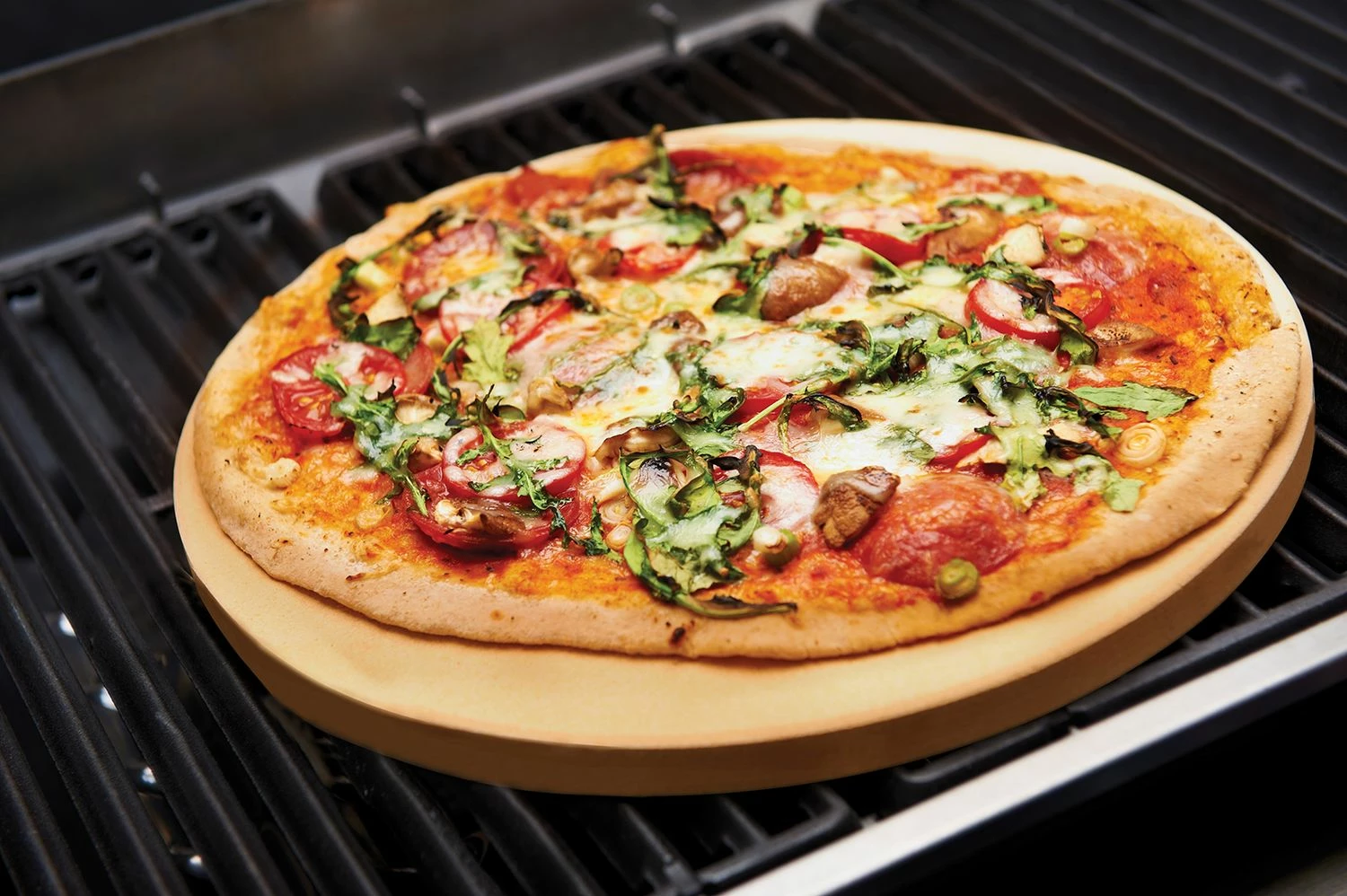 Broil King Pizzastein - Extra Dick, Ø 38cm 4 Broil King Pizzastein - Extra Dick, Ø 38cm – Bild 2