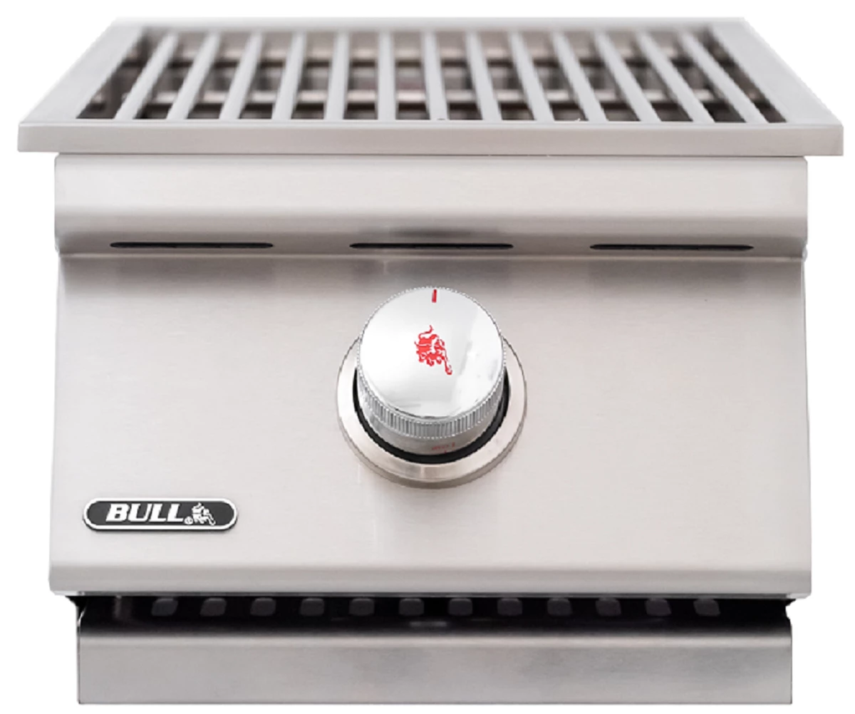 BULL Infrarot Einbau Seitenbrenner / Edelstahl / Slide-In 3 BULL Infrarot Einbau Seitenbrenner / Edelstahl / Slide-In