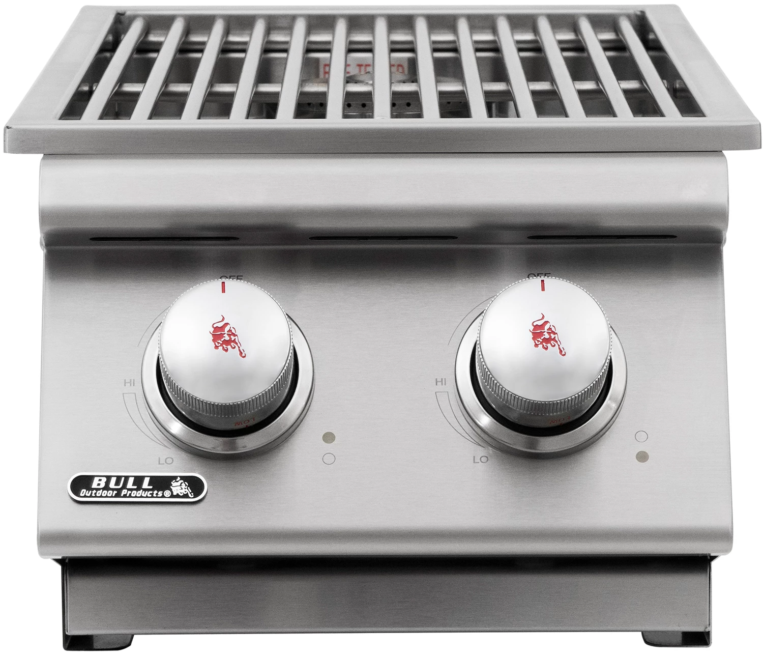 BULL Einbau Seitenbrenner Double / Edelstahl / Slide-In 3 BULL Einbau Seitenbrenner Double / Edelstahl / Slide-In