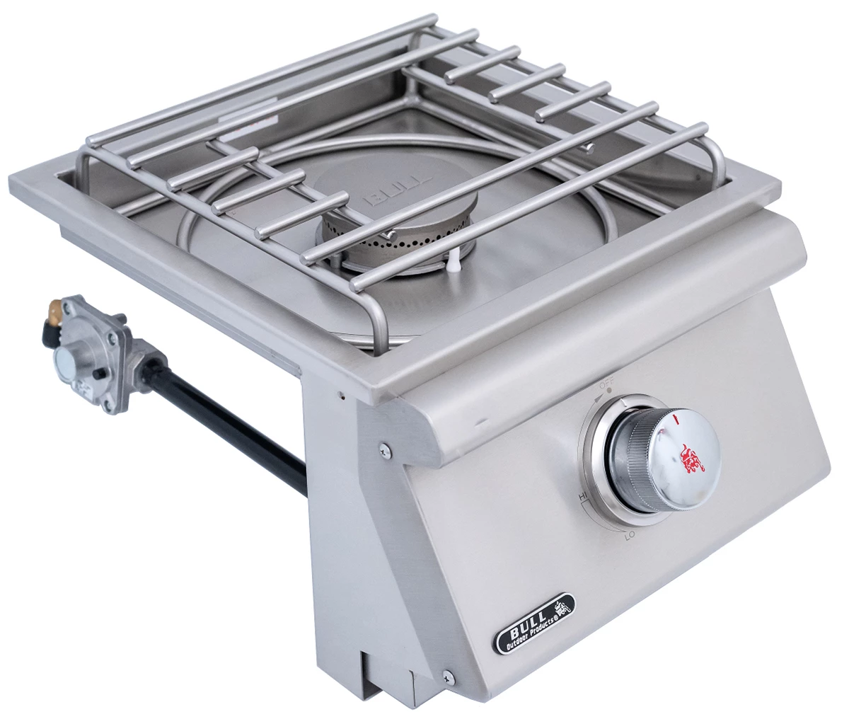 BULL Einbau Seitenbrenner Single / Edelstahl / Slide-In 4 BULL Einbau Seitenbrenner Single / Edelstahl / Slide-In – Bild 2