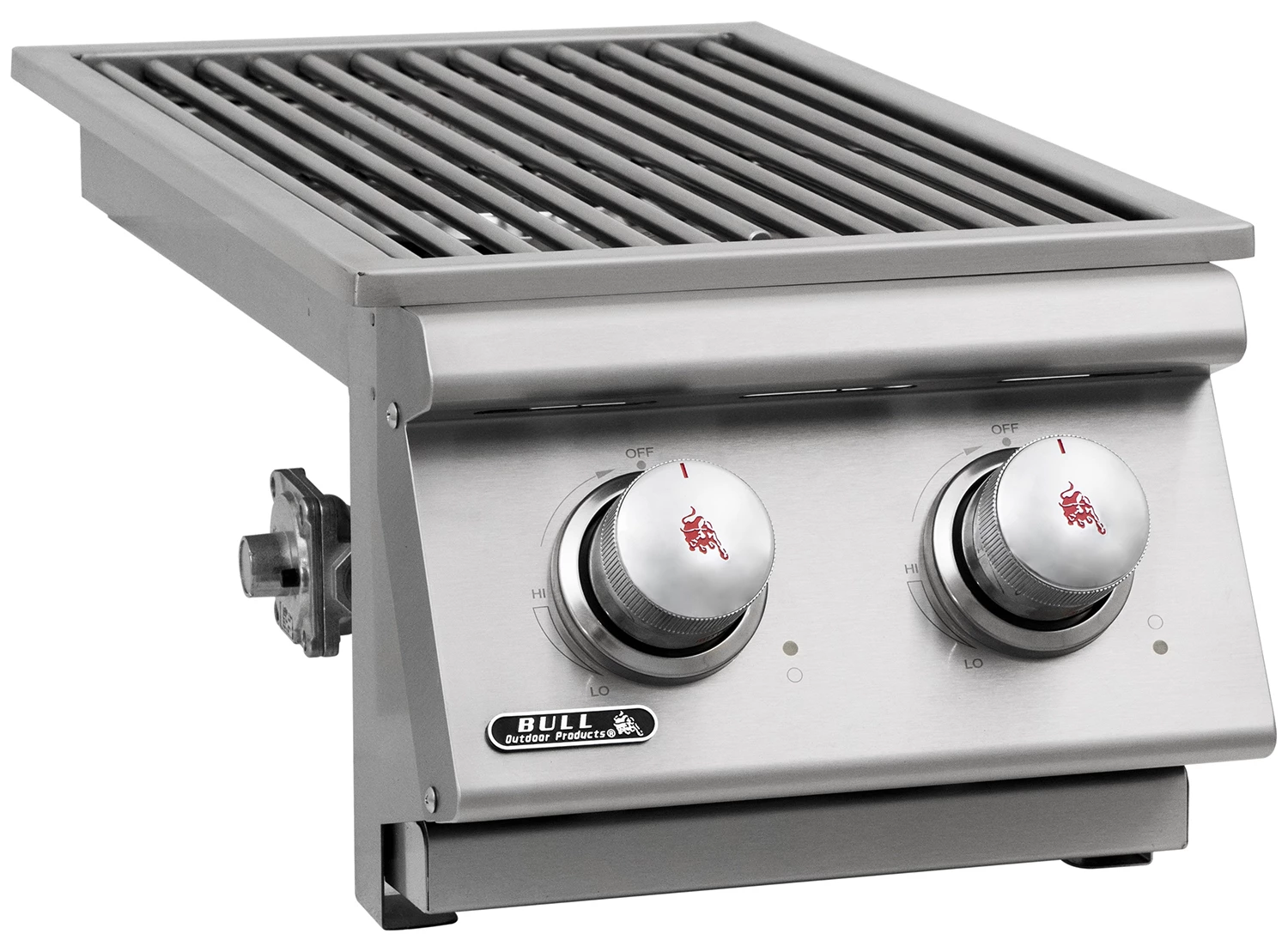 BULL Einbau Seitenbrenner Double / Edelstahl / Slide-In 5 BULL Einbau Seitenbrenner Double / Edelstahl / Slide-In – Bild 3