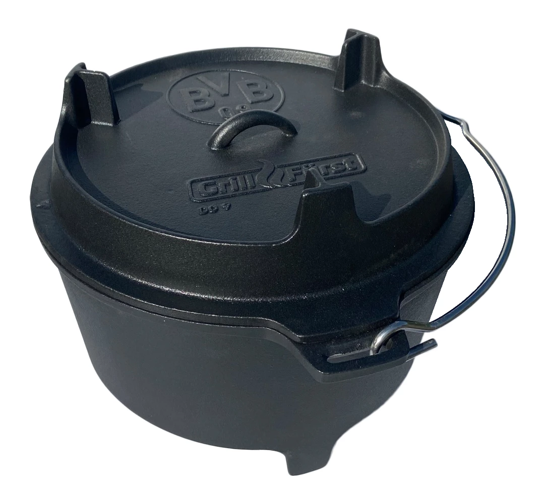 Grillfürst Dutch Oven BBQ Edition DO9 - Borussia Dortmund Edition 4 Grillfürst Dutch Oven BBQ Edition DO9 - Borussia Dortmund Edition – Bild 2