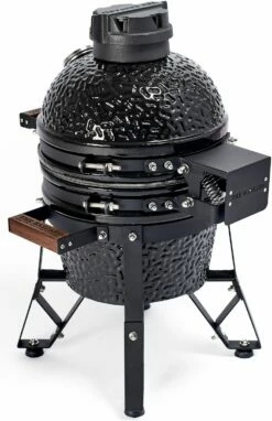 The Bastard Keramikgrill Classic Small - Schwarz Glänzend - Modell 2023 -Grillfuerst Speichern Bastard Grill Classic Small BC206 Deckelscharnier