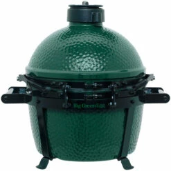 Big Green Egg MiniMax Keramikgrill Mit EGG Carrier Inkl. Zubehörpaket Mit Looftlighter -Grillfuerst Speichern Big Green Egg MiniMax deckelscharnier