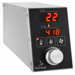Borniak BBQ Smoker Digital BBDST-150 Edelstahl - Version 1.4 Mit Timer -Grillfuerst Speichern Borniak Raeucherofen Timer Steuerung 1