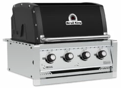 Broil King Regal 420 Black Einbaugrill - Grillfürst Deal Mit Zusätzlichen Edelstahl Grillrosten - Modell 2023 -Grillfuerst Speichern Broil King Regal 420 Black Built In Gasgrill Seitenansicht links 4 1624538210