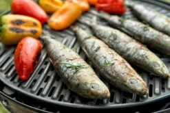 CADAC Camping Gasgrill Grillo Chef 40 / BBQ + Chef Pan + Dome - 50mbar -Grillfuerst Speichern CADAC Gasgrill Grillo Chef 40 Grillrost 3