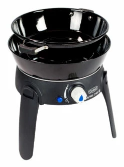 CADAC Camping Gasgrill Safari Chef 30 LP - 30 Mbar -Grillfuerst Speichern CADAC Safari Chef Pfanne 5