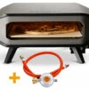 COZZE Pizzaofen Gas 42,5 Cm (17") - Inkl. Pizzastein -Grillfuerst Speichern Cozze Pizzaofen Gas 17 Zoll Anschlussset
