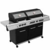 Grillfürst G750E 7-Brenner Doppelkammer - Gasgrill - Eintracht Frankfurt Edition - Edelstahlroste -Grillfuerst Speichern Eintracht Frankfurt Gasgrill G750E Doppelhaube