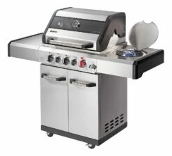 Enders Gasgrill Kansas II Pro 3 SIK Turbo -Grillfuerst Speichern Enders Gasgrill Kansas II Pro 3 SIK Turbo 8713 Seitenkocher