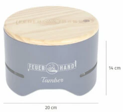 Feuerhand Tischgrill Tamber Blau -Grillfuerst Speichern Feuerhand Tamber Tischgrill Blau Abmessungen