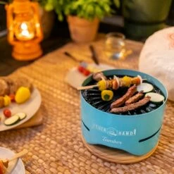 Feuerhand Tischgrill Tamber Lichtgrün -Grillfuerst Speichern Feuerhand Tamber Tischgrill Lichtgruen Lifestyle