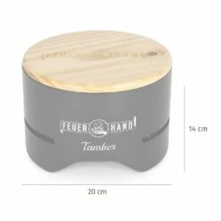 Feuerhand Tischgrill Tamber Schwarz 8 Feuerhand Tischgrill Tamber Schwarz -Grillfuerst Speichern Feuerhand Tamber Tischgrill schwarz Abmessungen