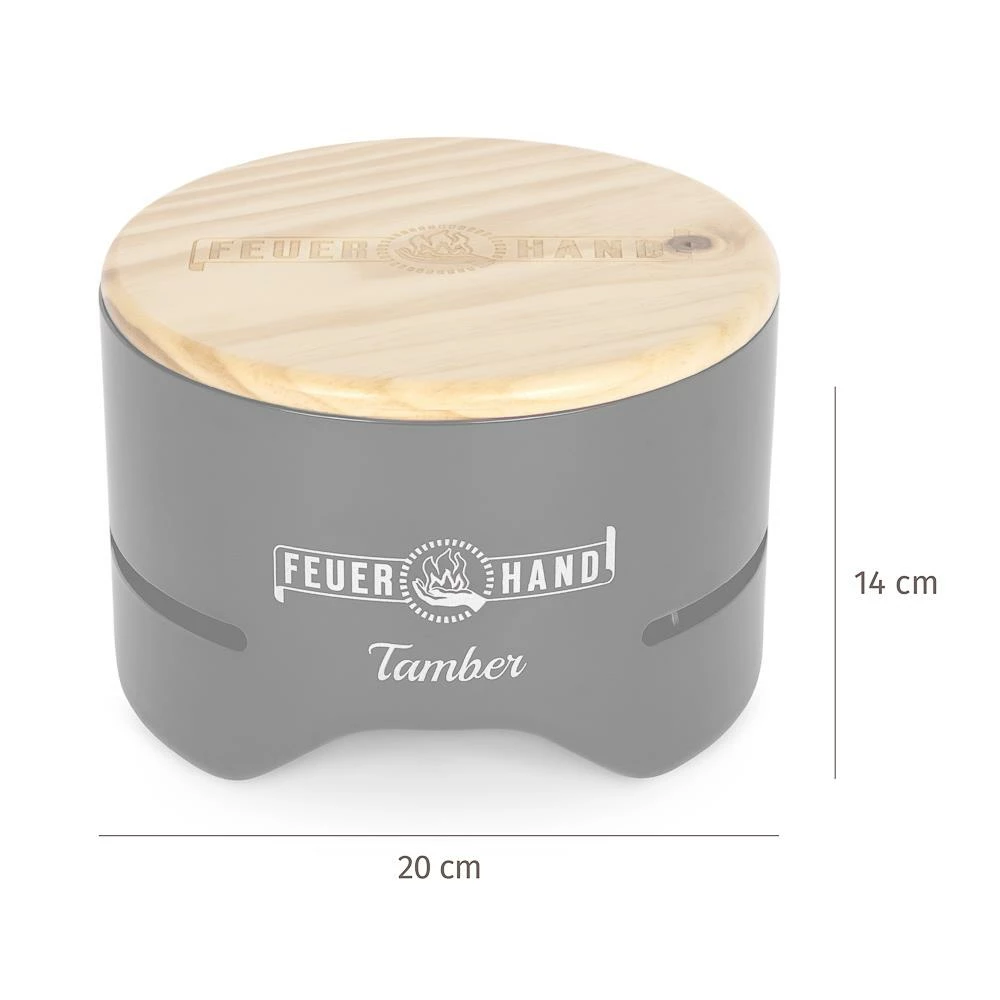 Feuerhand Tischgrill Tamber Schwarz 5 Feuerhand Tischgrill Tamber Schwarz – Bild 3