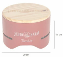 Feuerhand Tischgrill Tamber Rot -Grillfuerst Speichern Feuerhand Tischgrill Tamber Rot Abmessungen