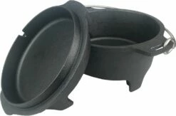 Grillfürst Dutch Oven Set BBQ Edition DO2 - X-DEAL Inkl. Tragetasche / Aufbewahrungstasche, Gusseisen Pflege Und Deckelheber -Grillfuerst Speichern Grilfuerst DO2 Dutch Oven BBQ Edition Pfanne 1