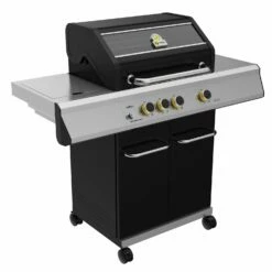 Grillfürst G310E 3-Brenner Gasgrill Borussia Dortmund Edition Mit Hochtemperaturbrenner Und Edelstahl Rosten -Grillfuerst Speichern Grillfuerst Borussia Dortmund Gasgrill G310 1