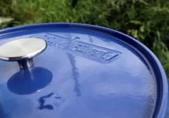 Grillfürst Emaillierter Dutch Oven Ohne Füsse DO12 - Blau -Grillfuerst Speichern Grillfuerst Dutch Oven DO12 mit blauer Emaillierung