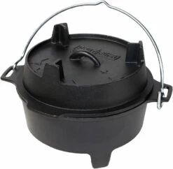 Grillfürst XXL Dutch Oven Set: Starterpaket Gusseisen - X-DEAL Mit Dutch Oven DO9+DO4, Kastenform BK4, Gusseisenpfanne Ø 30 Cm - Inkl. Großem Zubehörpaket -Grillfuerst Speichern Grillfuerst Dutch Oven Gusseisen DO4