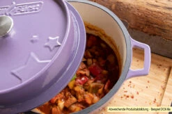 Grillfürst Emaillierter Dutch Oven Ohne Füsse DO6 - Blau 10 Grillfürst Emaillierter Dutch Oven Ohne Füsse DO6 - Blau -Grillfuerst Speichern Grillfuerst Dutch Oven farbig emailliert lila Beispiel DO6 2
