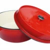 Grillfürst Emaillierter Dutch Oven Ohne Füsse DO12 - Rot -Grillfuerst Speichern Grillfuerst Dutch Oven ohne Fuesse DO12 rot offen