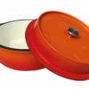 Grillfürst Emaillierter Dutch Oven Ohne Füsse DO4 - Orange -Grillfuerst Speichern Grillfuerst Dutch Oven ohne Fuesse DO4 orange offen