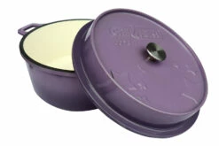 Grillfürst Emaillierter Dutch Oven Ohne Füsse DO7,5 - Lila