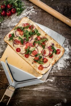 Grillfürst Pizzaheber / Pizzaschieber Edelstahl Klappbar -Grillfuerst Speichern Grillfuerst Edelstahl Pizzaschaufel