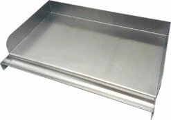 Grillfürst Edelstahl Plancha / Grillplatte / Teppanyaki Pfanne Größe M - 41 X 28 Cm