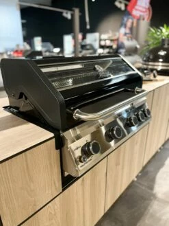 Grillfürst G490G 4-Brenner Einbaugrill - Black Edition - Mit Heckbrenner Und Gusseisen Rosten -Grillfuerst Speichern Grillfuerst Einbaugrill G490 Outdoor Kueche