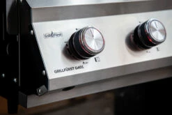 Grillfürst G401G 4-Brenner Einbaugrill - Eintracht Frankfurt Edition - Gusseisenroste -Grillfuerst Speichern Grillfuerst Eintracht Frankfurt Gasgrill Drehregler 1