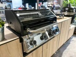 Grillfürst G490G 4-Brenner Einbaugrill - Black Edition - Mit Heckbrenner Und Gusseisen Rosten -Grillfuerst Speichern Grillfuerst G490 Einbau Gasgrill schwarz 1