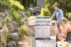 Grillfürst G521E Smart Grill - Mit Automatischer Temperatursteuerung, Hochtemperaturbrenner, Heckbrenner Und Edelstahl Rosten -Grillfuerst Speichern Grillfuerst G521E Smart Gasgrill Edelstahlgrill