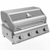 Grillfürst G401G 4-Brenner Einbaugrill Mit Gusseisen Rosten -Grillfuerst Speichern Grillfuerst Gasgrill Einbaugrill G401G seitlich