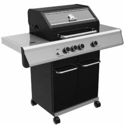 Grillfürst G310E 3-Brenner Gasgrill Mit Hochtemperaturbrenner Und Edelstahl Rosten 23 Grillfürst G310E 3-Brenner Gasgrill Mit Hochtemperaturbrenner Und Edelstahl Rosten -Grillfuerst Speichern Grillfuerst Gasgrill G310E seitlich