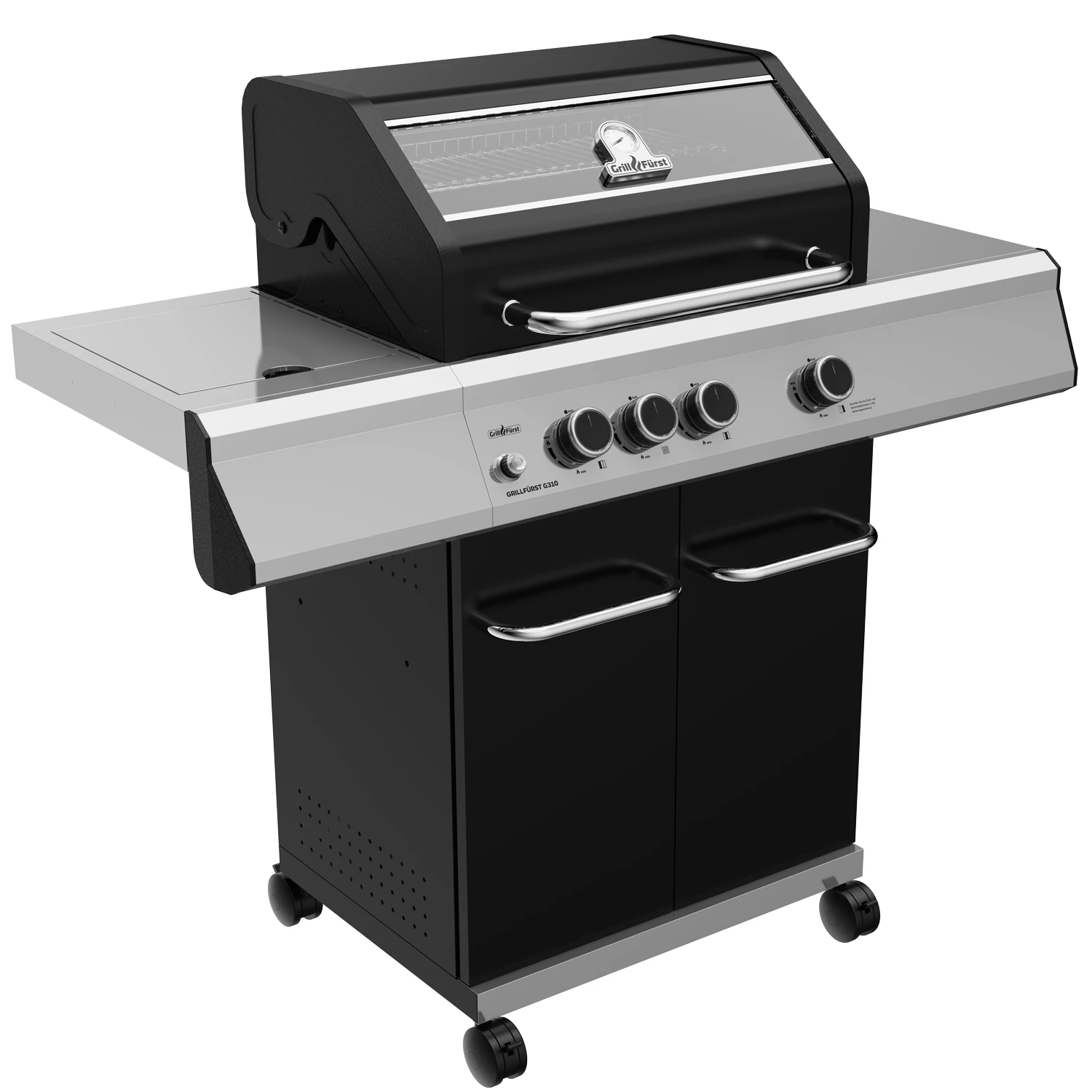 Grillfürst G310E 3-Brenner Gasgrill Mit Hochtemperaturbrenner Und Edelstahl Rosten 4 Grillfürst G310E 3-Brenner Gasgrill Mit Hochtemperaturbrenner Und Edelstahl Rosten – Bild 2