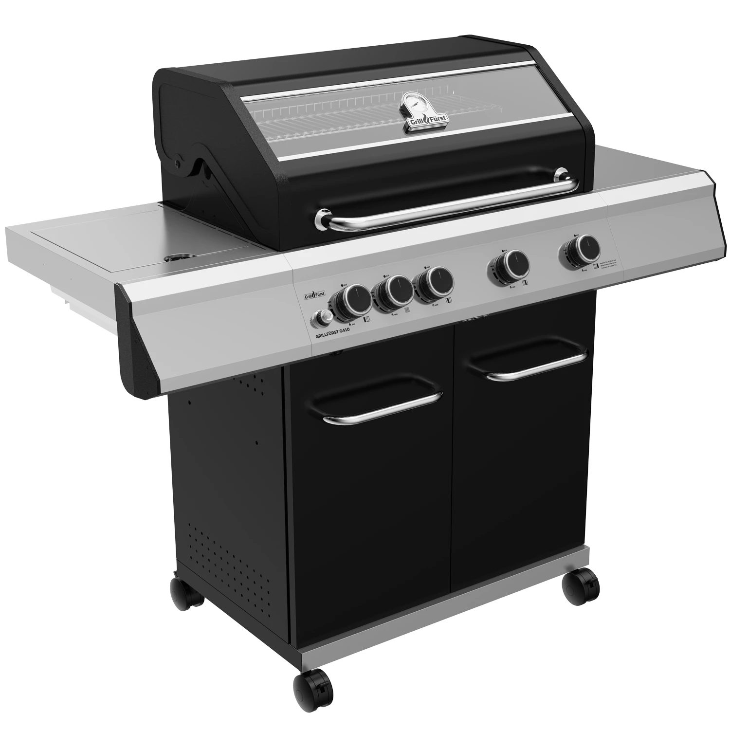 Grillfürst G410E 4-Brenner Gasgrill Mit Hochtemperaturbrenner Und Edelstahl Rosten - X-DEAL Inkl. Zubehörpaket 4 Grillfürst G410E 4-Brenner Gasgrill Mit Hochtemperaturbrenner Und Edelstahl Rosten - X-DEAL Inkl. Zubehörpaket – Bild 2