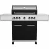 Grillfürst G520G 5-Brenner Gasgrill Mit Hochtemperaturbrenner, Heckbrenner Und Gusseisen Rosten - X-DEAL Inkl. Zubehörpaket -Grillfuerst Speichern Grillfuerst Gasgrill G520G frontal