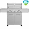 Grillfürst G521G 5-Brenner Edelstahl-Gasgrill Mit Hochtemperaturbrenner, Heckbrenner Und Gusseisen Rosten 2 Grillfürst G521G 5-Brenner Edelstahl-Gasgrill Mit Hochtemperaturbrenner, Heckbrenner Und Gusseisen Rosten -Grillfuerst Speichern Grillfuerst Gasgrill G521G CO2 neutral