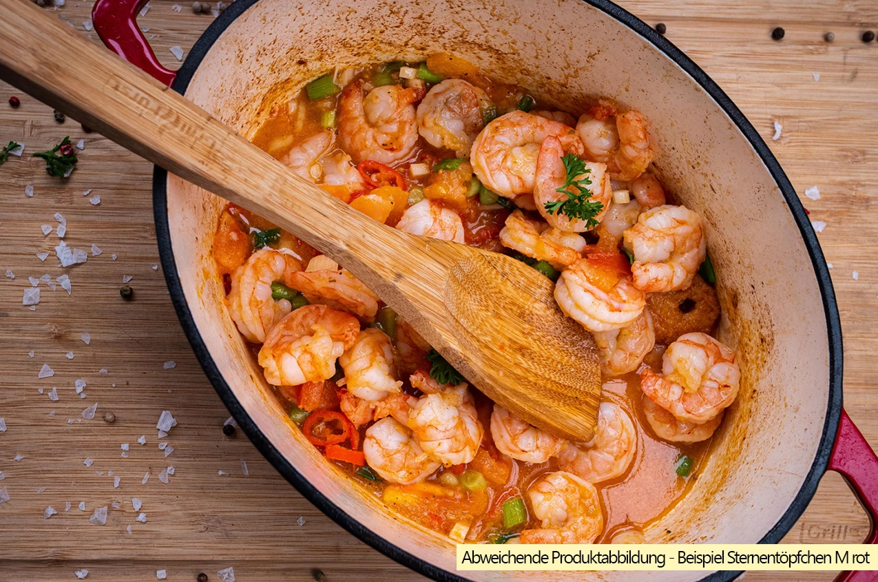 Grillfürst Dutch Oven Sternentöpfchen / Gusseisen Bräter - Emailliert - M - Lila 8 Grillfürst Dutch Oven Sternentöpfchen / Gusseisen Bräter - Emailliert - M - Lila – Bild 6