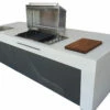Grillfürst Outdoor Küche Aus 3-tlg. Gegossenem Beton Und HPL (340 Cm X 120 Cm) - Mit Einbaugrill Und Spüle 1 Grillfürst Outdoor Küche Aus 3-tlg. Gegossenem Beton Und HPL (340 Cm X 120 Cm) - Mit Einbaugrill Und Spüle -Grillfuerst Speichern Grillfuerst Outdoor Kueche Beton beidseitig HPL Korpusse