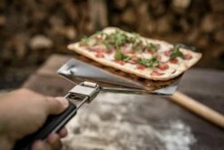 Grillfürst Pizzaheber / Pizzaschieber Edelstahl Klappbar -Grillfuerst Speichern Grillfuerst Pizzaschaufel klappbar