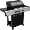Grillfürst S330G 3-Brenner Gasgrill Mit Seitenkocher Und Gusseisen Rosten -Grillfuerst Speichern Grillfuerst S 330 Gasgrill Seitenkocher Gussroste seite