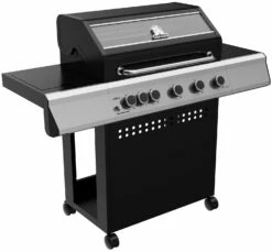 Grillfürst S530G 5-Brenner Gasgrill Mit Seitenkocher Und Gussrosten - Inkl. Gasgrill Einsteigerpaket -Grillfuerst Speichern Grillfuerst S 530 Gasgrill Seitenkocher Gussroste seite 1